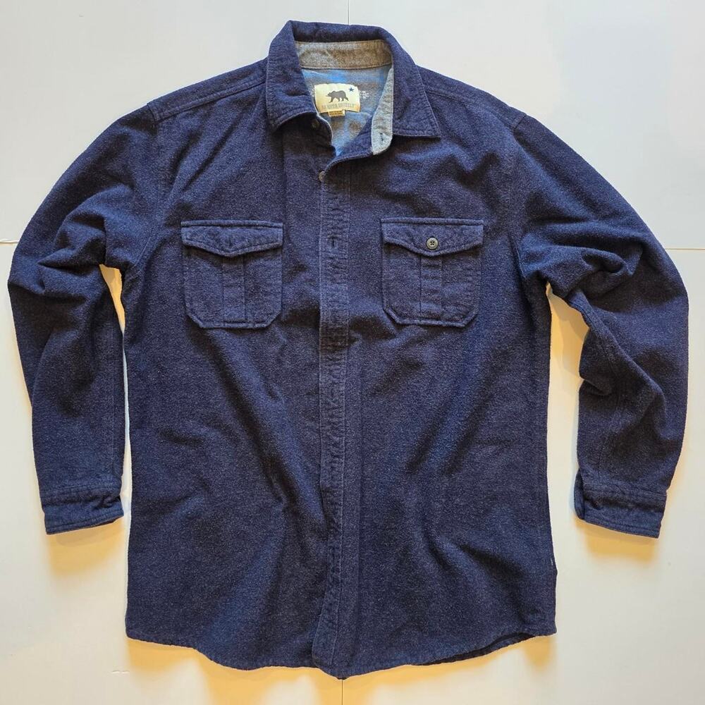 Dakota grizzly‎ navy blue flannel